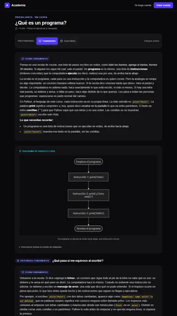 Rutas de dominio y repaso espaciado en vista móvil de Academia