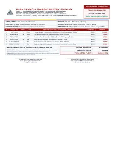 Comprobante interno de insumos especializados exportado a 300 DPI (#04)
