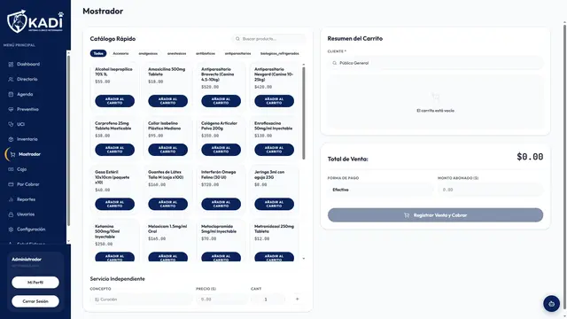 Punto de venta integrado al expediente clínico