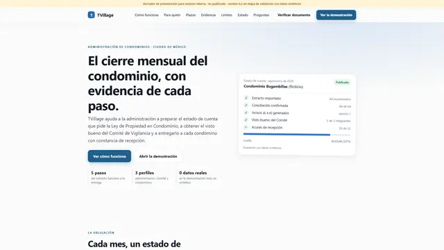 Flujo de cinco pasos para conciliación y visto bueno del Comité de Vigilancia