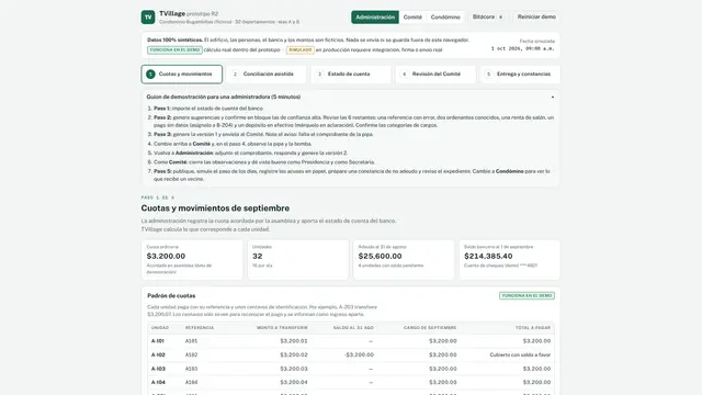 Emisión de estados de cuenta con cadena de huellas y verificación QR